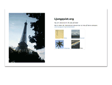 Tablet Screenshot of ljungquist.org